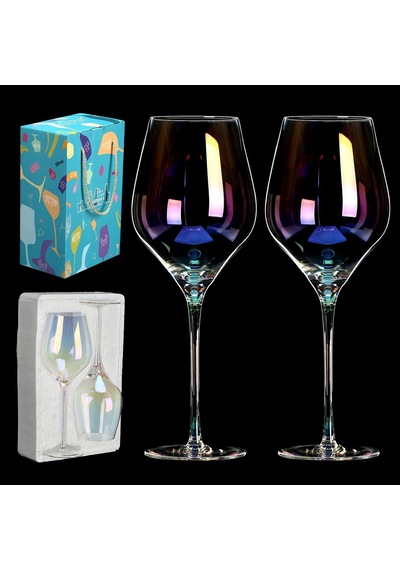 Tr Şarap Kadehleri 2'li Set, 22 Oz El Üflemeli Beyaz Ve Kırmızı Şarap Kadehleri. Kurşunsuz Premium Kristal Yanard Genel