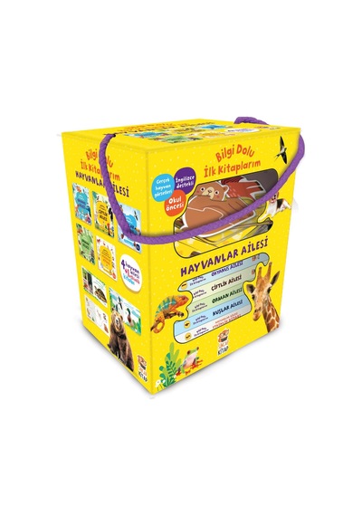 Sincap Kitap Bilgi Dolu Ilk Kitaplarım Hayvanlar Ailesi Set (5 Kitap)