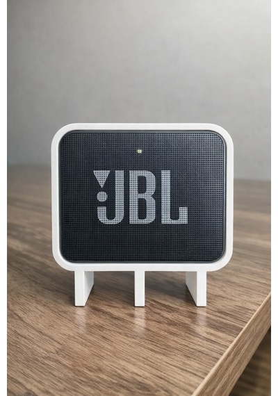 Go 3 Uyumlu Hoparlör Standı Masaüstü Yükseltici Mini Speaker Tutucu Beyaz