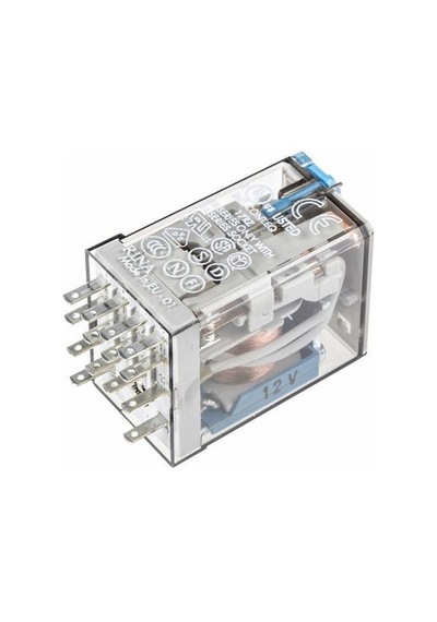 Finder Röle 55349012.0040 Soket Montaj AgNi 4CO 7A Kilitli Test B