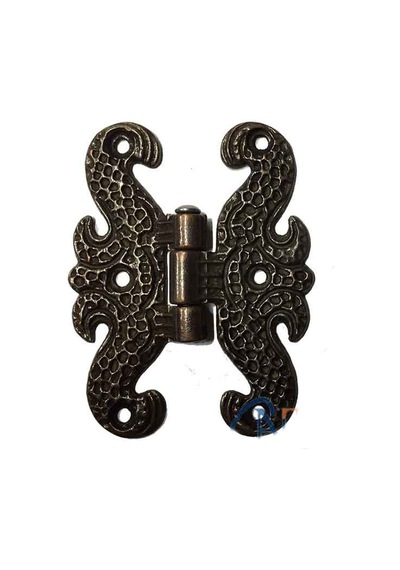 Zamak Kelebek Menteşe - Büyük, 50x67mm, Oksit, 1 Adet Diğer