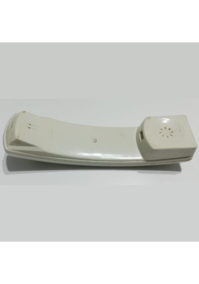 Masaüstü Telefon Ahizesi & RJ11 Spiral Kablo - Beyaz