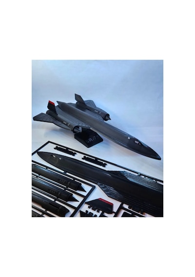 3d Sr-71 Blackbird Uçak Maketi Kit Card