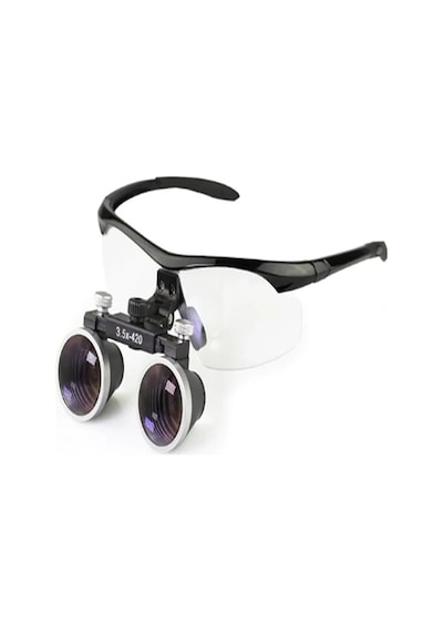 Büyüteç Diş Cerrahi Orjinal Gözlük Lens 3.5x 420mm Binoküler