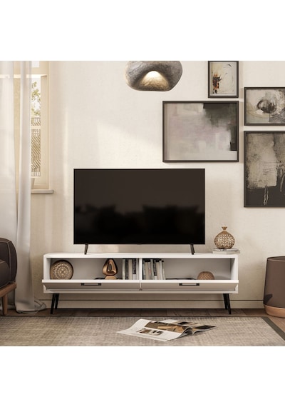 4060 Bold 138 Cm Tv Ünitesi Beyaz Beyaz