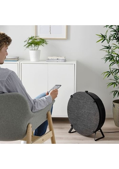 Ikea Starkvınd Hava Temizleyici, Siyah, 19x53x51 Cm, Gaz Temizleme Filtresiz