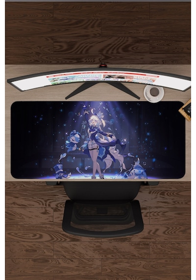 Furina Genshin Impact Anime Gacha V5 - 90x40 Xxl Gaming Mouse Pad Fare Altlığı