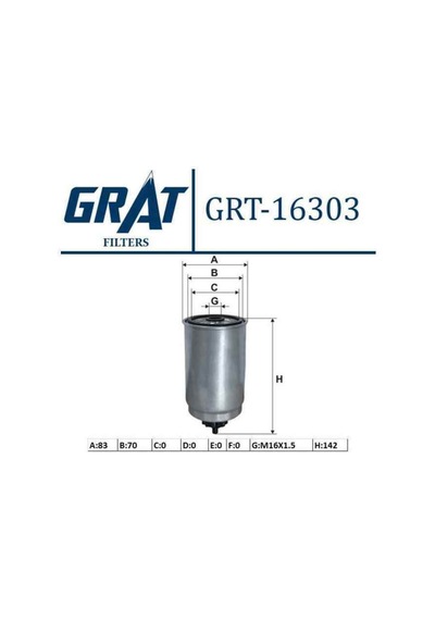 3192226910 Fıltre Mazot- Hyundaı: Accent 03 06 Admıre/getz 02 "1.5 Crdı" Grt-16303-mar