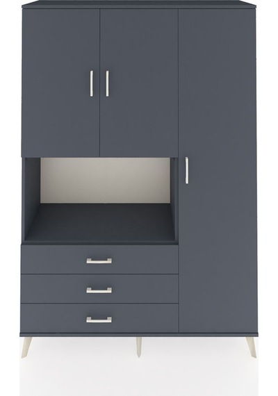 Hyperion Dolap 7 Raflı 3 Çekmeceli 3 Kapaklı 132x44x195 Antrasit-antrasit/antrasit Antrasıt/antrasıt Hyperion Dolap 7 Raflı 3 Çekmeceli 3 Kapaklı 132x44x195 Antrasit-antrasit/antrasit Antrasıt/antrasıt