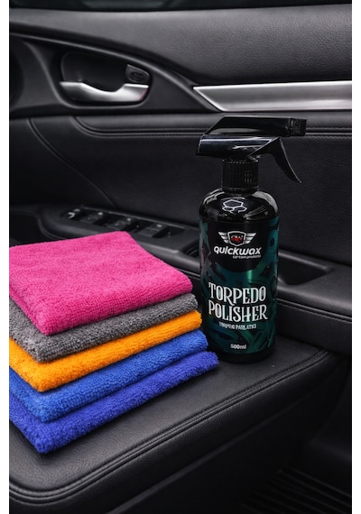 Torpido Parlatıcı Torpedo Polısher 500ml Ve 40 40 Mikrofiber Bez