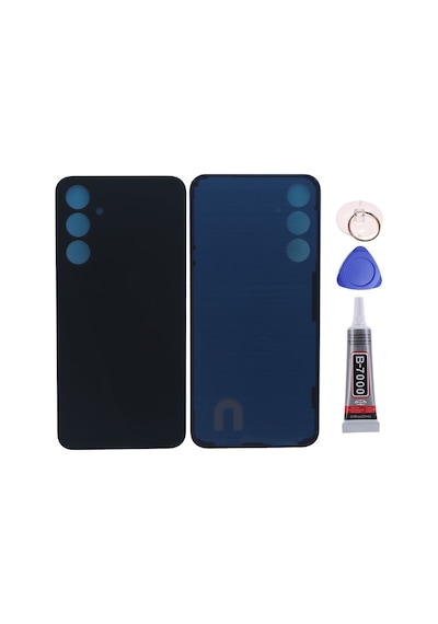 Samsung A54 Siyah Uyumlu Arka Kapak Batarya Kapağı Pil Kapağı Yapışkan Ve Sökme Aparatıyla Beraber Full Set Siyah