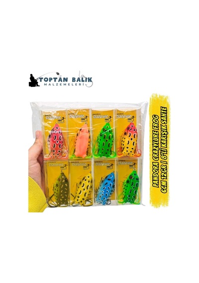 Pandora Crazylure Frog 6cm 12gr - 8'li Karışık Seri Kutu