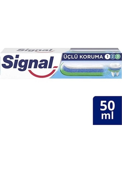 Signal Üçlü Koruma Diş Macunu 2 x 50 ML