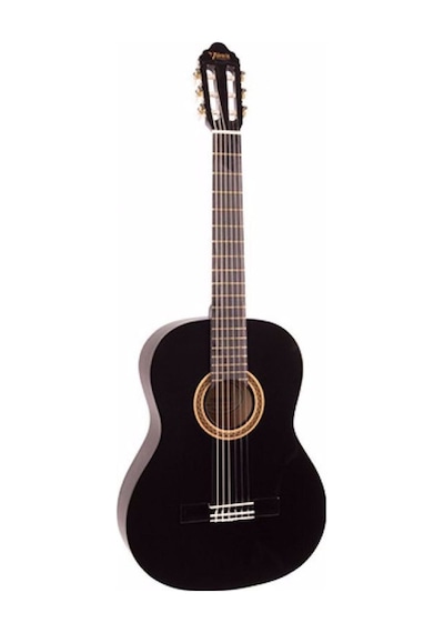 Vc104tbk Klasik Gitar 4/4 Siyah Sap Çelikli