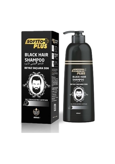 Softto Plus Black Hair Şampuan 4 x 350 ML