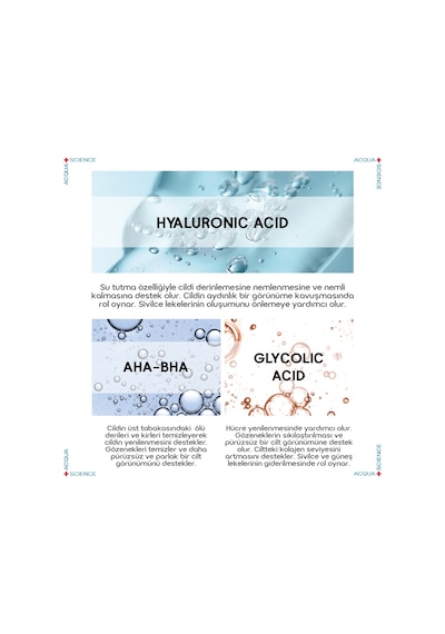 Acqua Perfection Exfoliating Cilt Tonu Eşitleyici ve Yenileyici Peeling Serum 30﻿﻿ ML