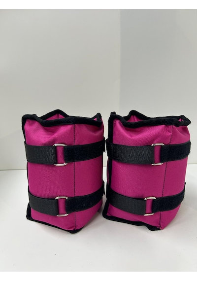 Me&ra Sport 2 Kg X 2 Adet El Ayak Bilek Ağırlık Seti Kum Ağırlık Torbası Pembe