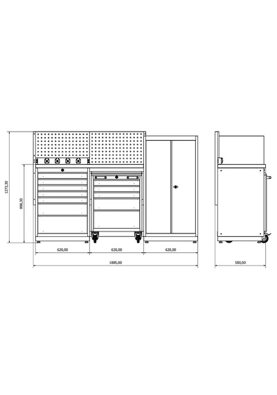 MT-1009 Modüler Çalışma Tezgahı -