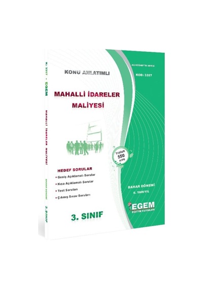 Aöf Mahalli İdareler Maliyesi Konu Anlatımlı Soru Bankası