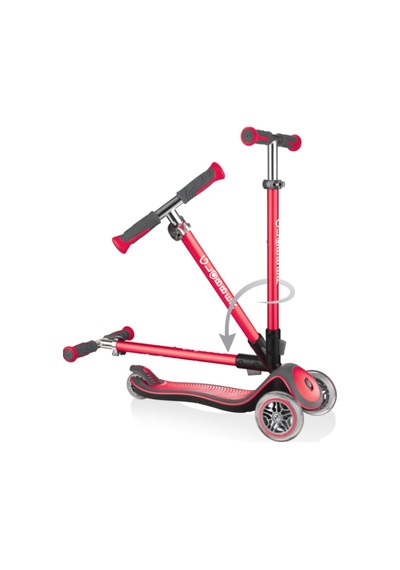 Globber Elite Deluxe Scooter - Kırmızı