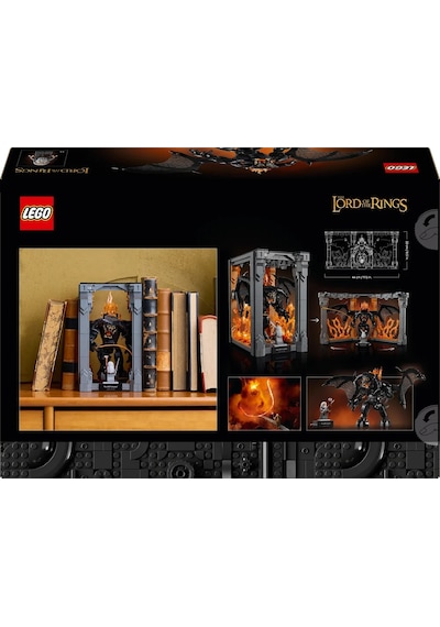 LEGO® Icons Yüzüklerin Efendisi: Balrog™ Kitaplık Dekoru 10367 - Yetişkinler için Dekoratif Film Hatırası Model Yapım Seti (1201 Parça)