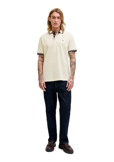 Jack & Jones Jjepaulos Erkek Tişört Ekru