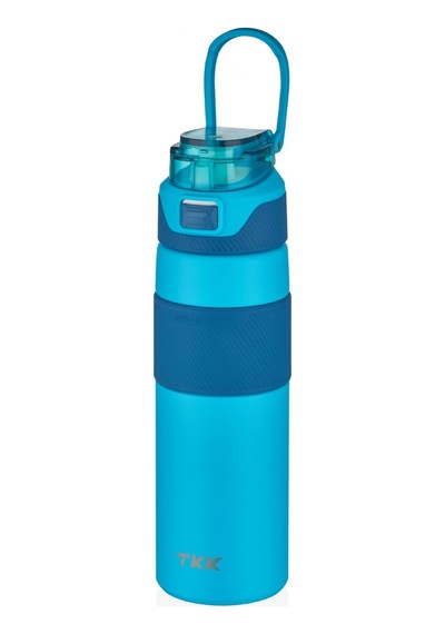 Tkk 600 Ml Mavi Paslanmaz Çelik Kamp Termosu - Çelik Matara - Çocuk Ve Yetişkin