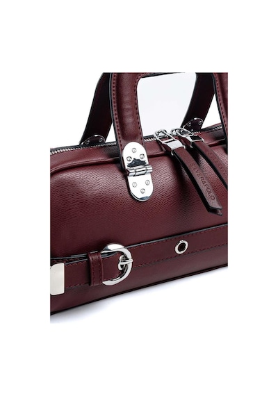 Silver Polo Sp1258 Kadın El Çantası Düz Bordo-bordo
