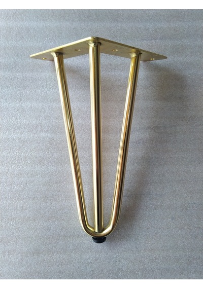Demontepark Metal Firkete Ayak (Gold renk kaplama)