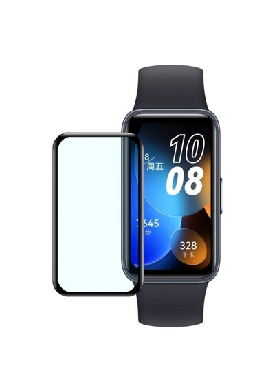 Huawei Band 8 Uyumlu Ekran Koruyucu Nano Esnek Cam Tam Kaplayan Ppm