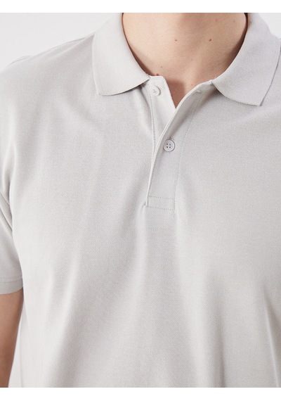 Lcwaıkıkı Classic Gri Polo Yaka Kısa Kollu Pike Erkek Tişört