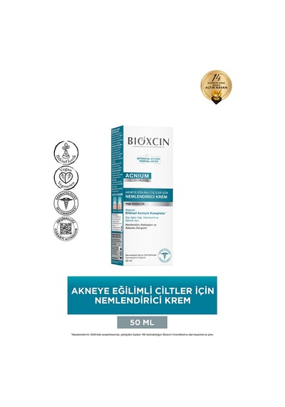 Bioxcin Acnium Sebum Dengeleyici Nemlendirici Krem 50 Ml