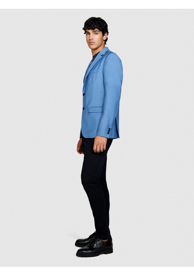 Sisley Streç Pamuklu Kemer Delikli Slim Fit Pantolon Erkek Siyah Pantolon - 324p4aıhsf021