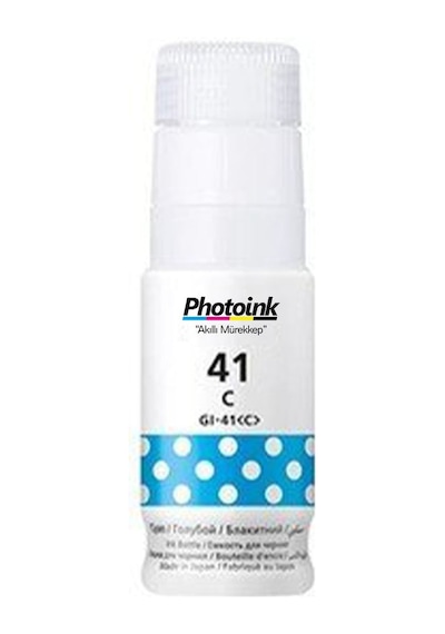 Canon GI-41 G1430 G2470 G3470 G4470 Uyumlu Photoink Mavi Mürekkep
