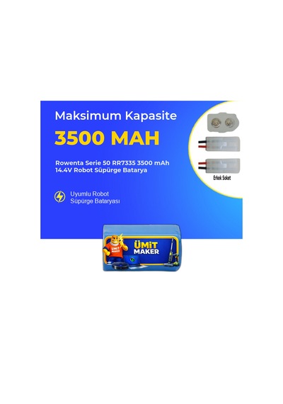 Rowenta Serie 50 Rr7335 3500 Mah 14.4v Robot Süpürge Batarya