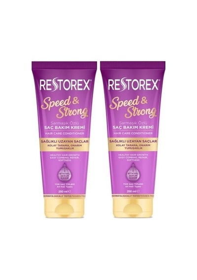 Restorex Speed & Strong Saç Bakım Kremi 2 x 250 ML