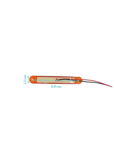10 Adet Sarı Parmak Lamba 9 Led 12v 24v