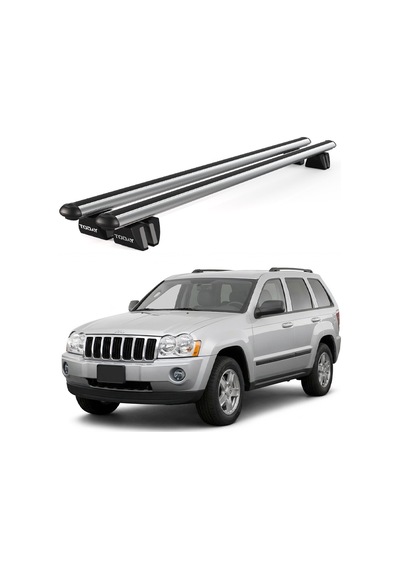 Pençe Jeep Grand Cherokee Ara Atkı 2005-2010 Uyumlu Gri Ara Atkı Port Bagaj Tavan Barı