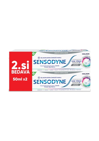 Çok Yönlü Koruma Beyazlatıcı Diş Macunu 50 Ml X 4 Adet Günlük Koruma