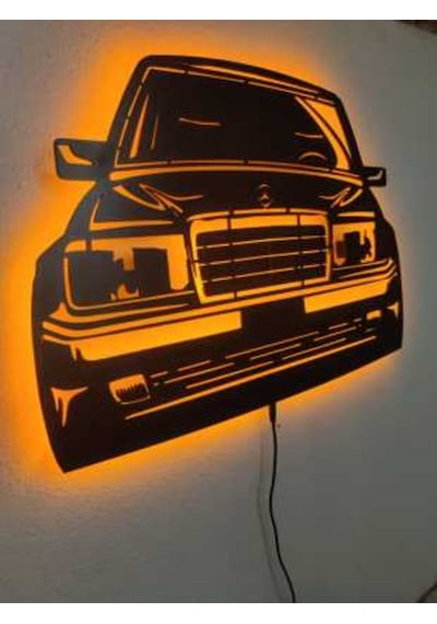 Merdedes W124 Araba Led Işıklı Tablo Merdedes W124 Araba Led Işıklı Tablo