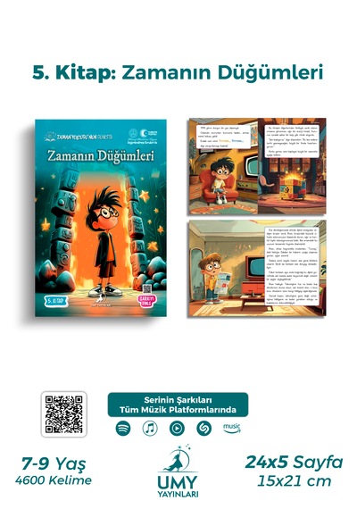 Umy Yayınları Zaman Yolcusu'nun Güncesi Seti 5 Kitap - Okul Çağındaki Çocuklar İçin Tarih Ve Zaman Yolculuğu Kitabı