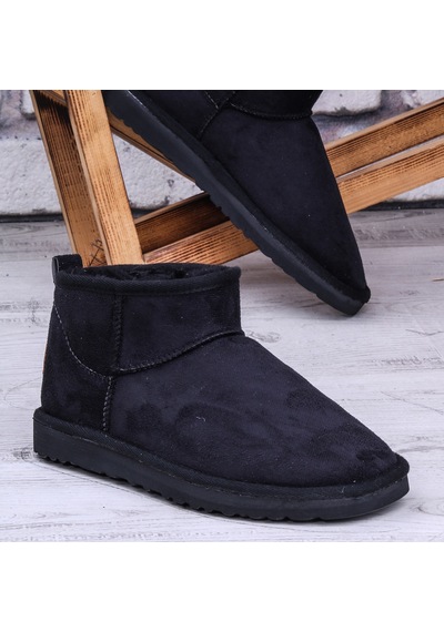 Pierre Cardin Kısa Süet Kadife Kadın Bot  Kışlık