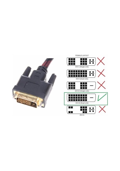 Dvı-d 24+1 - Dual Link To Hdmı Çevirici Dönüştürücü 1.5m