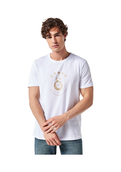 Gsstore Galatasaray 5 Yıldız T-shirt E251352-2 Beyaz