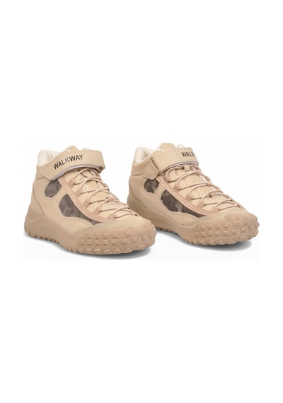 Walkway Bej Cırt Bantlı Kauçuk Tabanlı Erkek Çocuk Sneaker Bot Nexo 2280