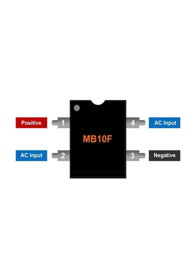Mb10f 0.5a 1000v Smd Köprü Diyot