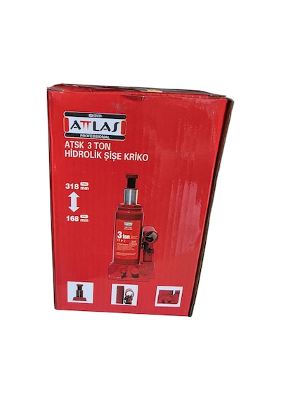 Attlas  ATSK 3 Ton Hidrolik Şişe Kriko - A1201002