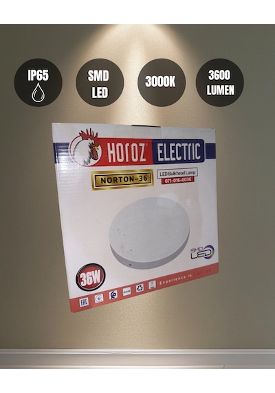 Horoz 071-016-0036 Sıva Üstü Led Panel 36w Günışığı Gün Işığı