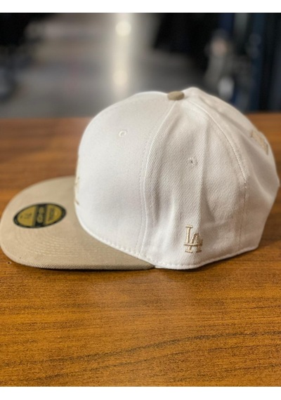 La Lakers Beyaz Bej Hiphop Snapback Rapper Basket Cap Şapka