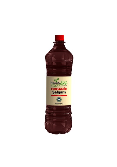 Mhs Happylife Organik Şalgam Suyu Acılı 1000 Ml 1 L